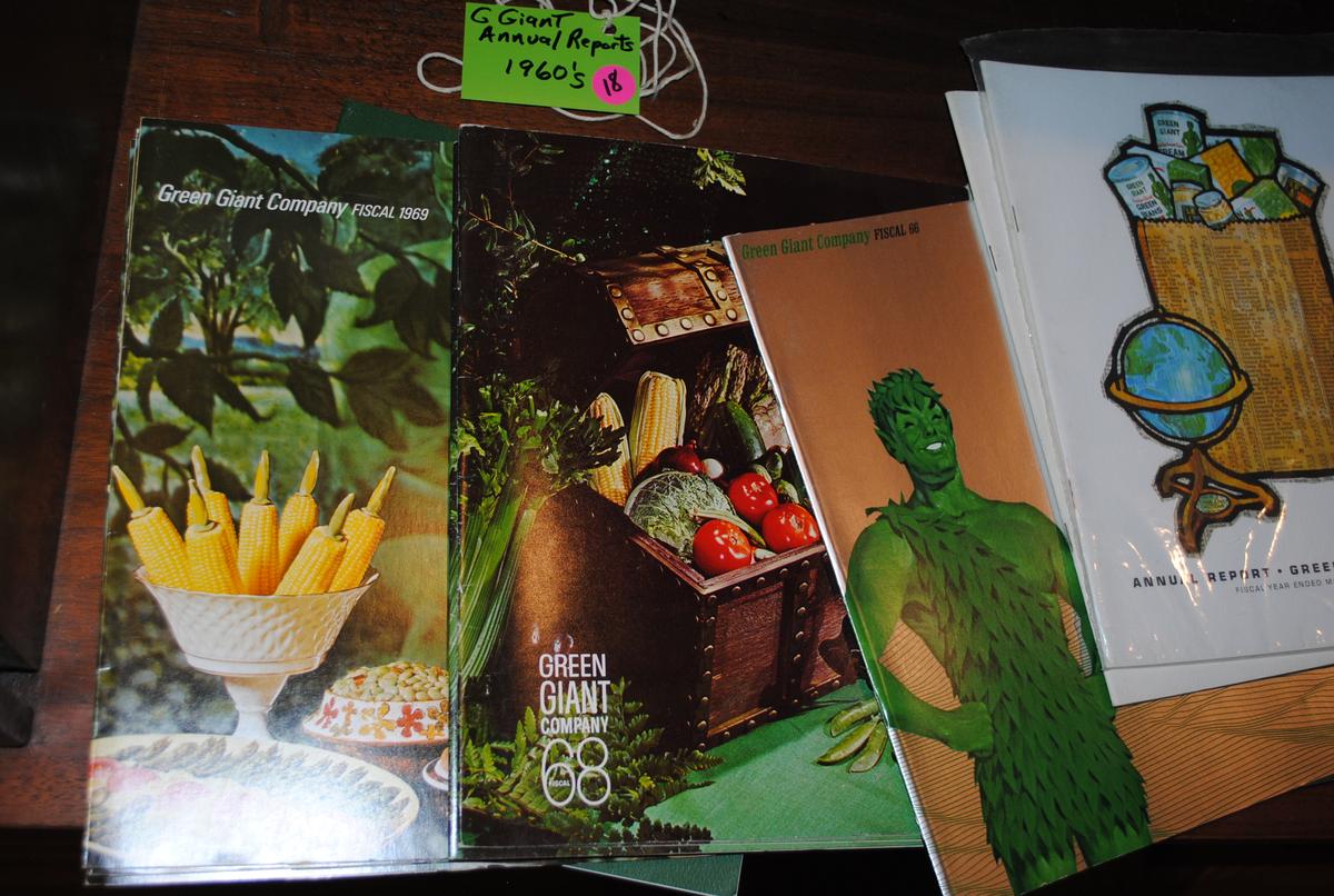 Green Giant Annual Reports 1960s