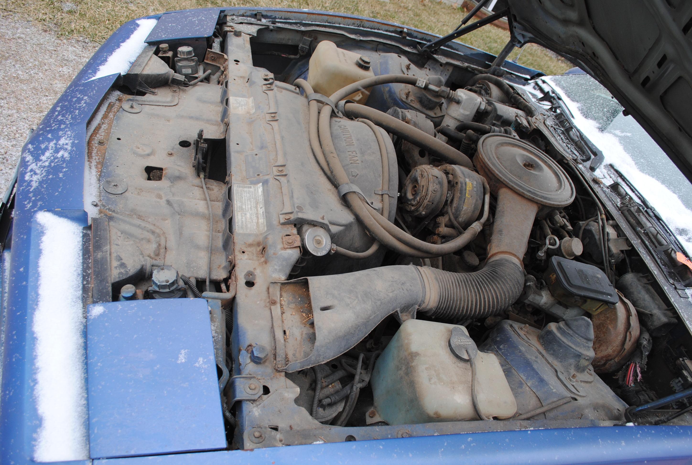 1984 Pontiac Firebird, project car, needs engine, engine is stuck, wiring harness is ba under the ho