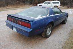 1984 Pontiac Firebird, project car, needs engine, engine is stuck, wiring harness is ba under the ho