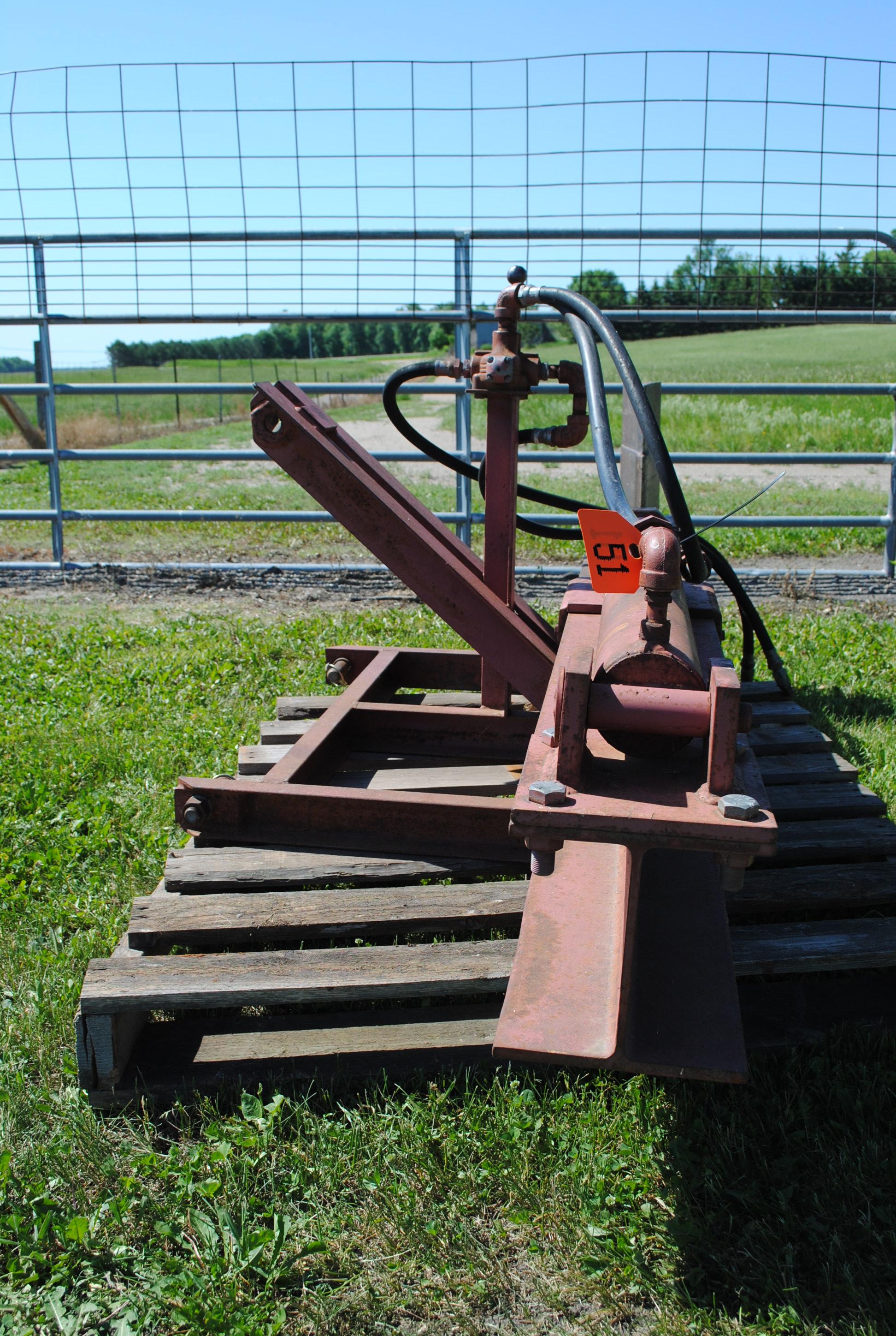 3-Point Hydraulic Wood Splitter, 3' Ram, works