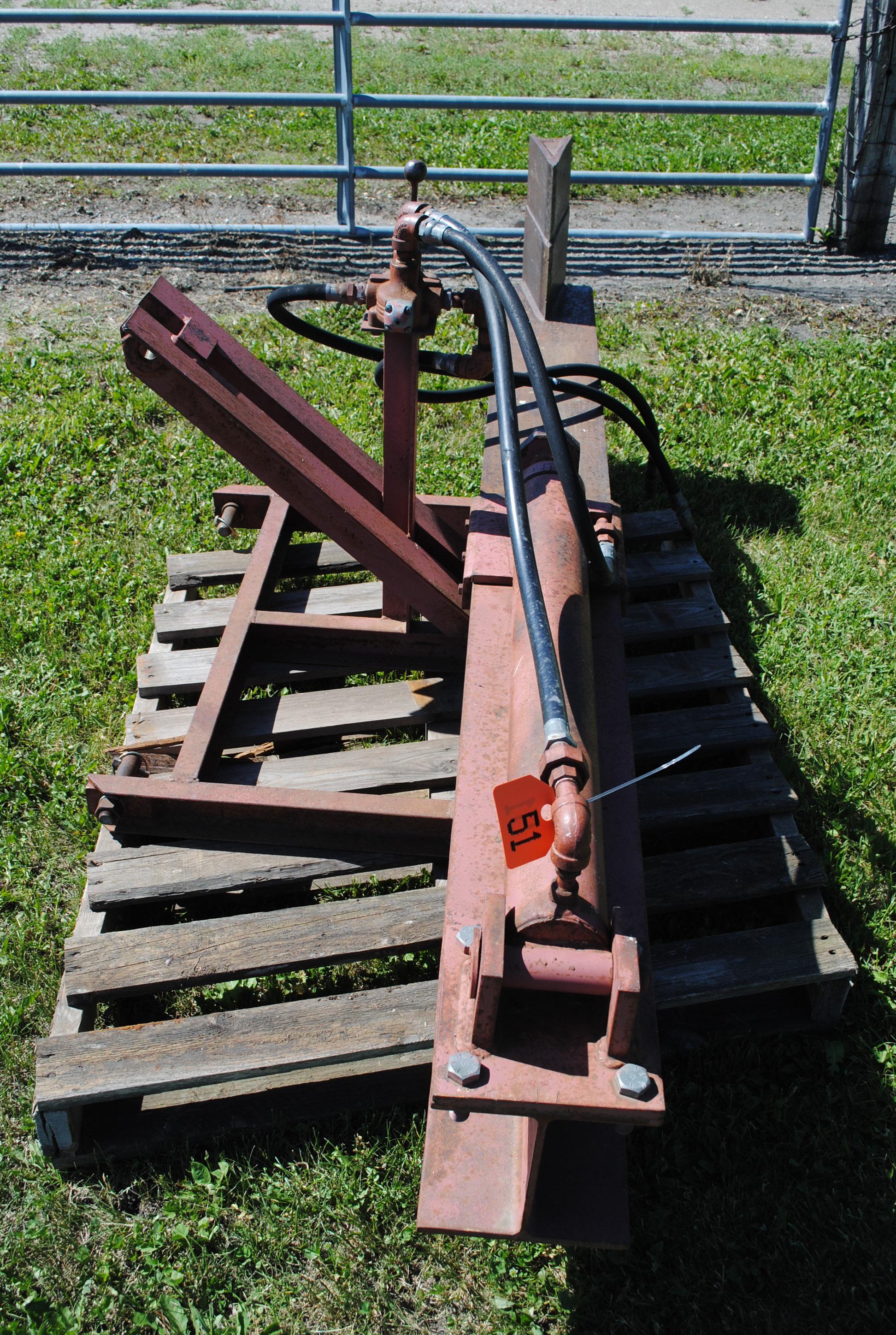 3-Point Hydraulic Wood Splitter, 3' Ram, works