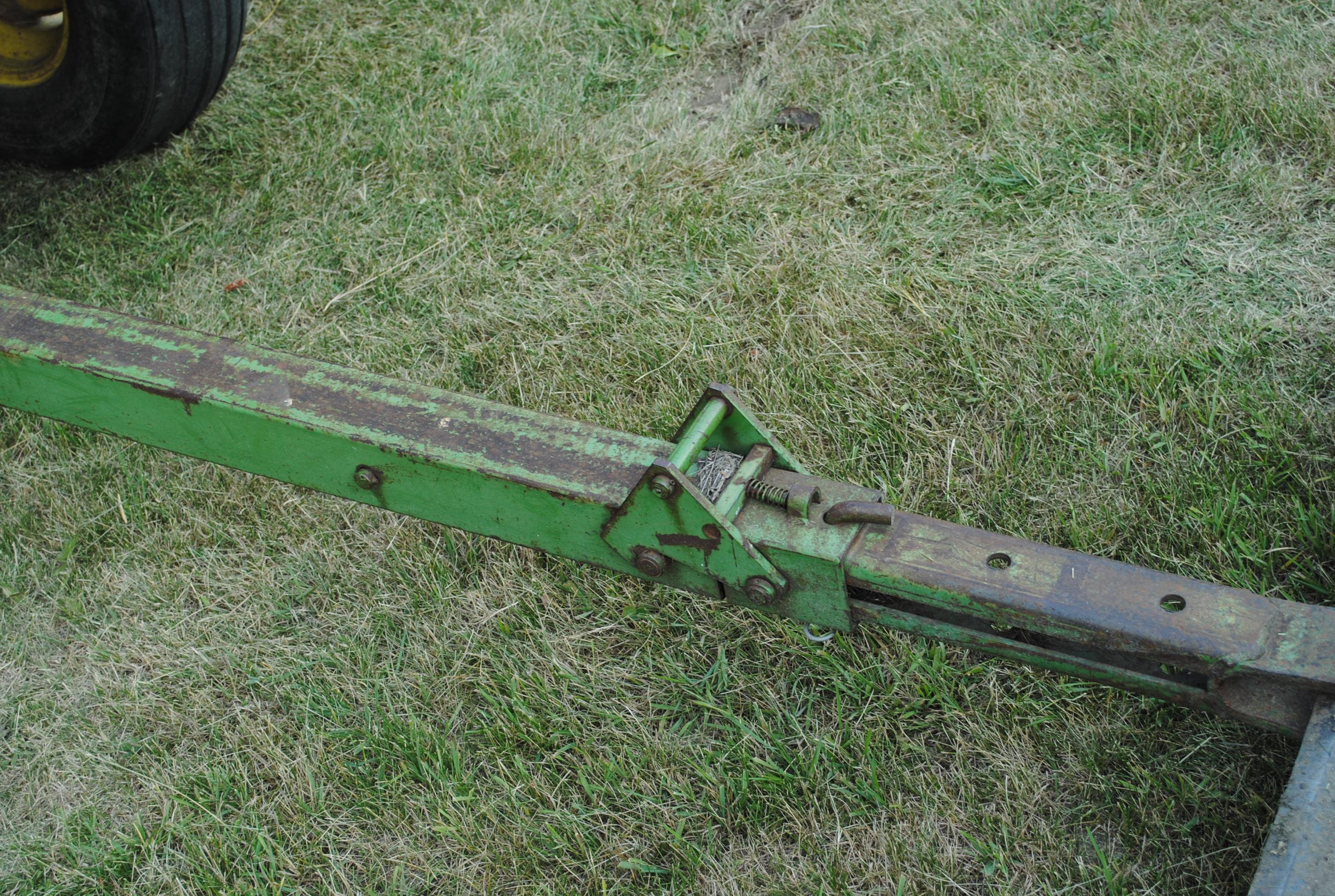 H&S 8'x16' Throw Bale Wagon on John Deere heavy duty running gear