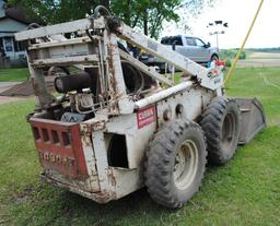 Bobcat M-610 with 55" material bucket & 55" manure fork, was overhauled in 1998 when it had 2,965 ho