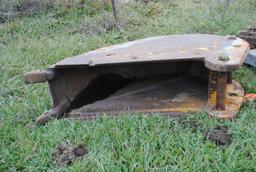 Homemade 11.5" Backhoe Bucket, fit John Deere 310A