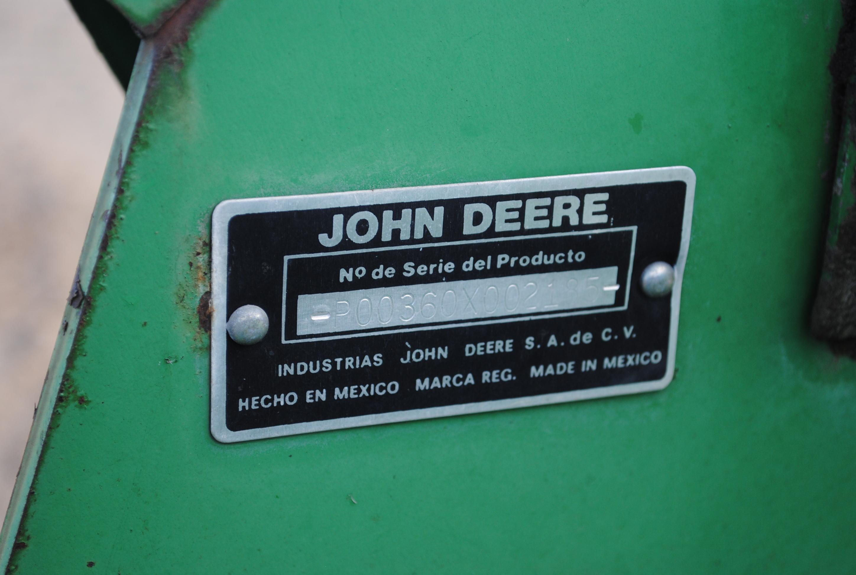 John Deere 360 Flail Mower, 3-point, 5', pto in office