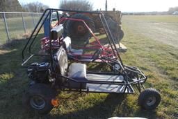 Go-Kart with Predator Engine, 212cc that has less than 1/2 hour on it, "runs & drives"