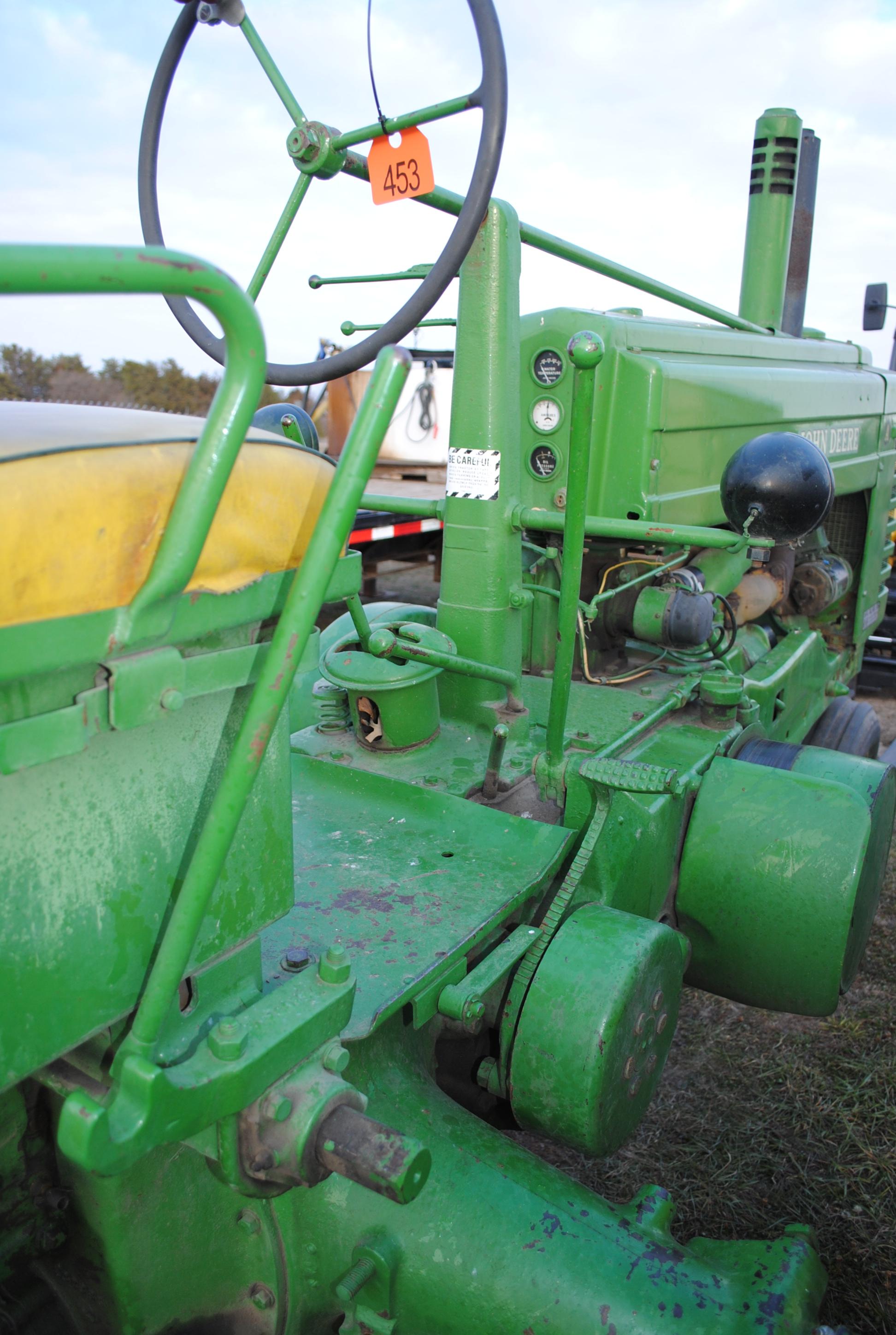 John Deere 'A', 1949, narrow front, 540 pto, 13.6-38 rears, 6.00-16 fronts, Serial No. 631331