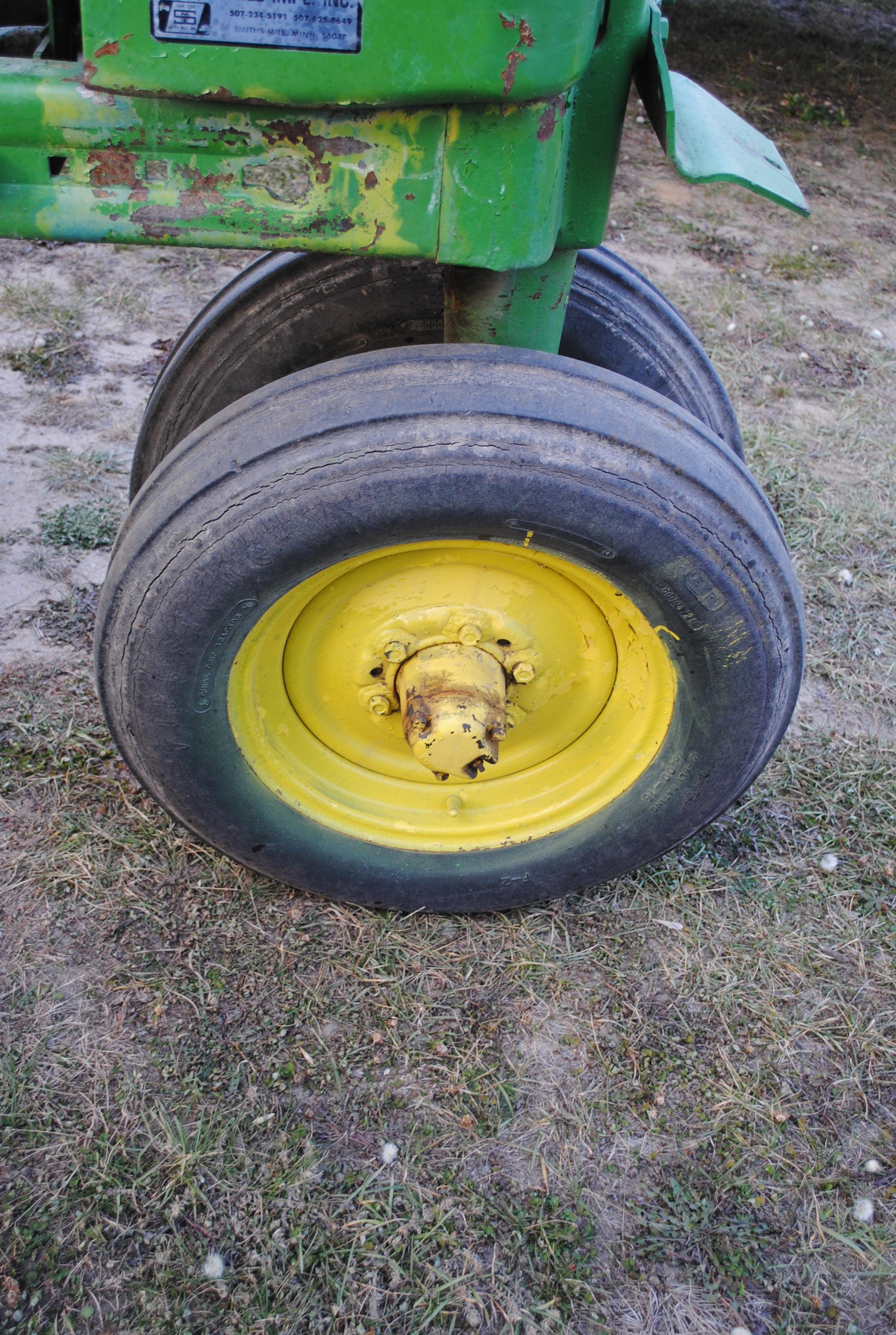 John Deere 'A', 1949, narrow front, 540 pto, 13.6-38 rears, 6.00-16 fronts, Serial No. 631331