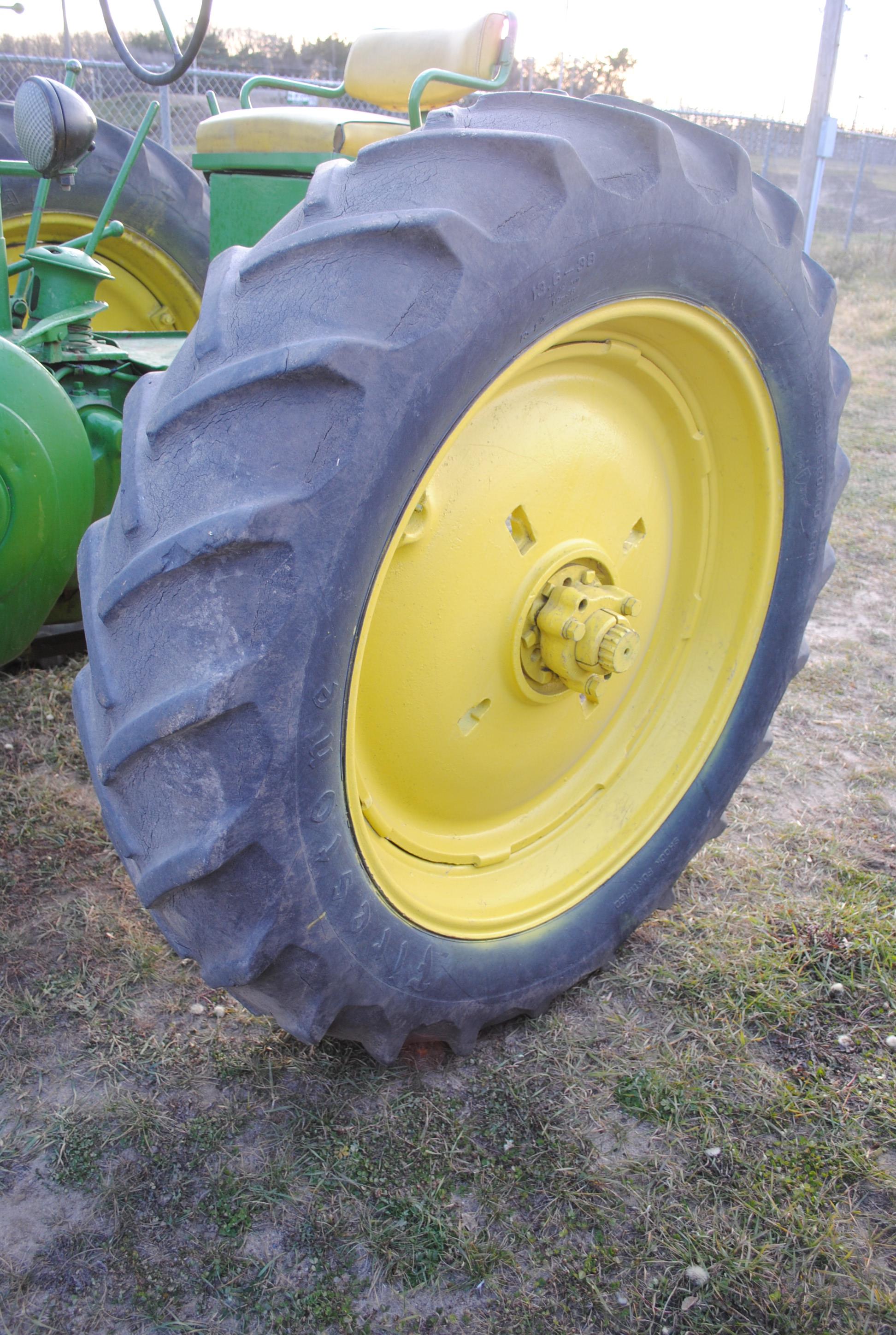 John Deere 'A', 1949, narrow front, 540 pto, 13.6-38 rears, 6.00-16 fronts, Serial No. 631331