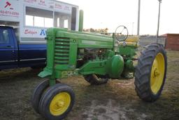 John Deere 'A', 1949, narrow front, 540 pto, 13.6-38 rears, 6.00-16 fronts, Serial No. 631331