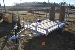 5'x8' Utility Trailer, drop down back, 2" ball, (Titled - sales tax & title fees will apply)