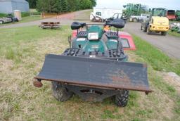 Polaris Explorer 400, 4x4 with Swisher plow & winch, hasn't ran in a few years, NO REGISTRATION