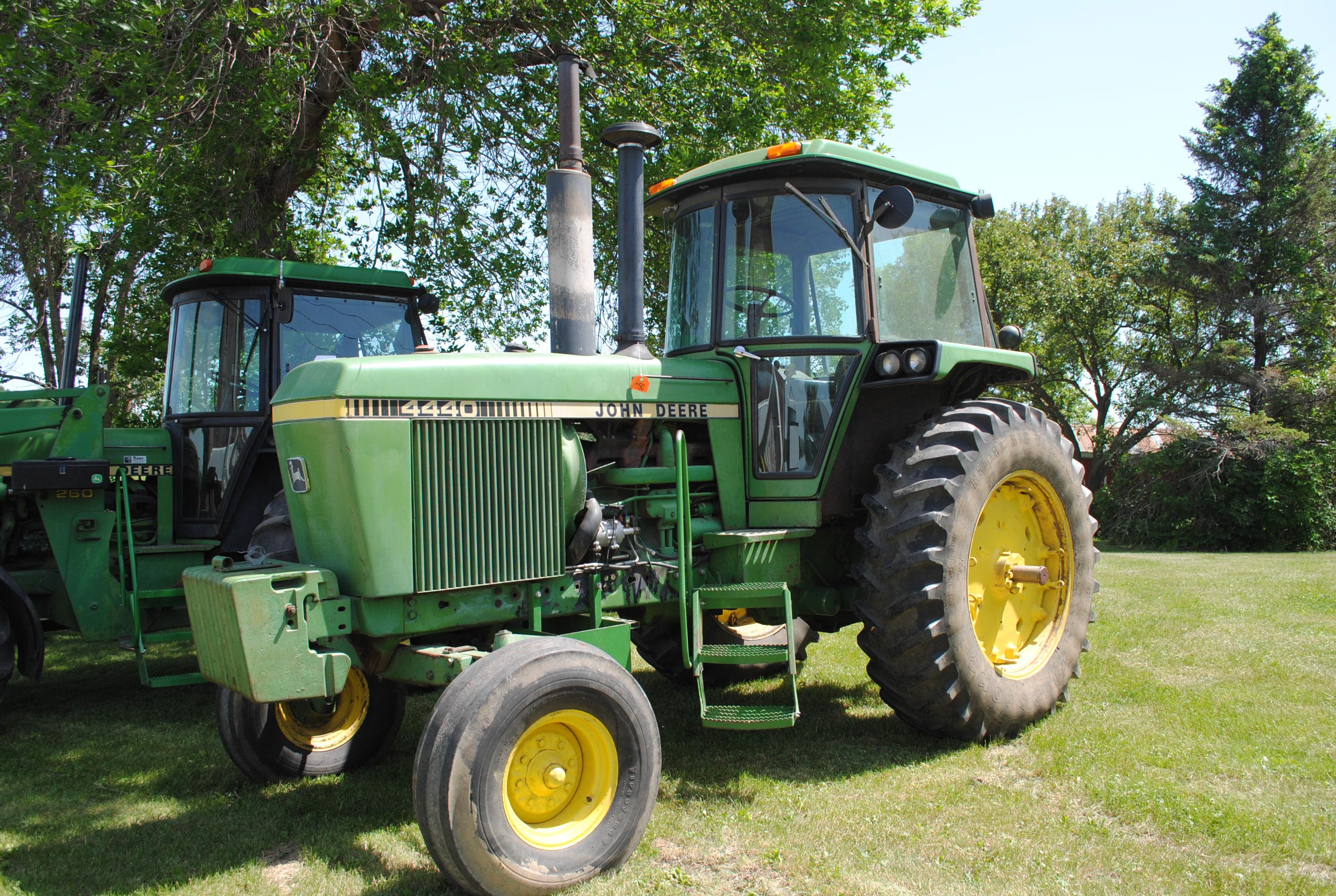 John Deere 4440 Diesel with 8-speed Powershift & 4 reverse, band duals, 2 hydraulics, 540 & 1000 pto