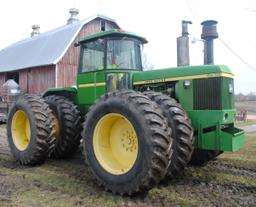 John Deere 8630 4WD, Soundguard cab, axle hubs, 3-point, pto, 3 hydraulics & electric, Quad Range, 5