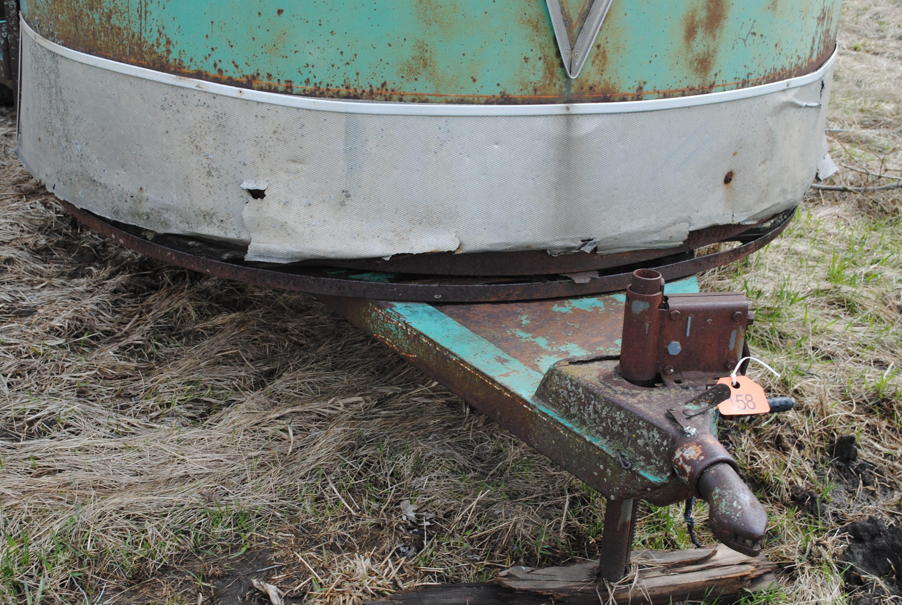 16' Chickasaw Livestock Trailer, needs tires! (TITLED, sales tax & license fees will apply)