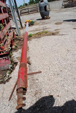 Approx. 2 to 3-Ton Feed Bin with 4"x15' Auger with electric motor