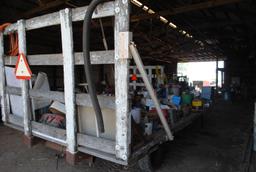 8'x18' Hay Rack on Minnesota running gear (Contents not included)