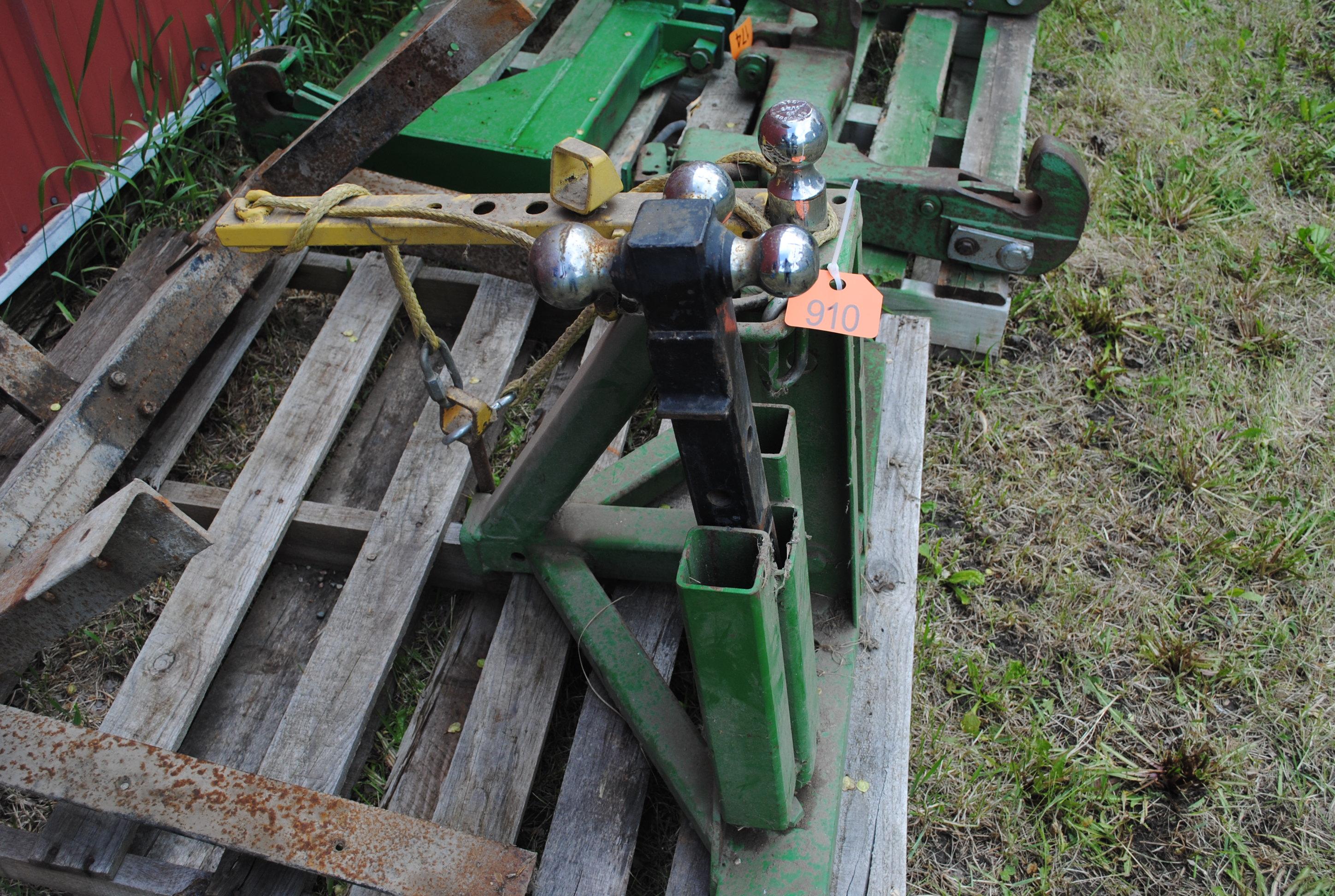Homemade 3-point Trailer Mover with 2" receiver & 2-5/16" ball