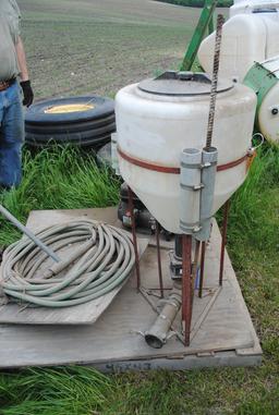 Chemical Inductor Tank with 5.5HP gas pump