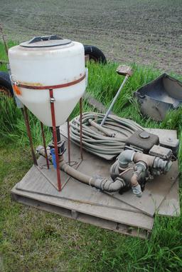 Chemical Inductor Tank with 5.5HP gas pump