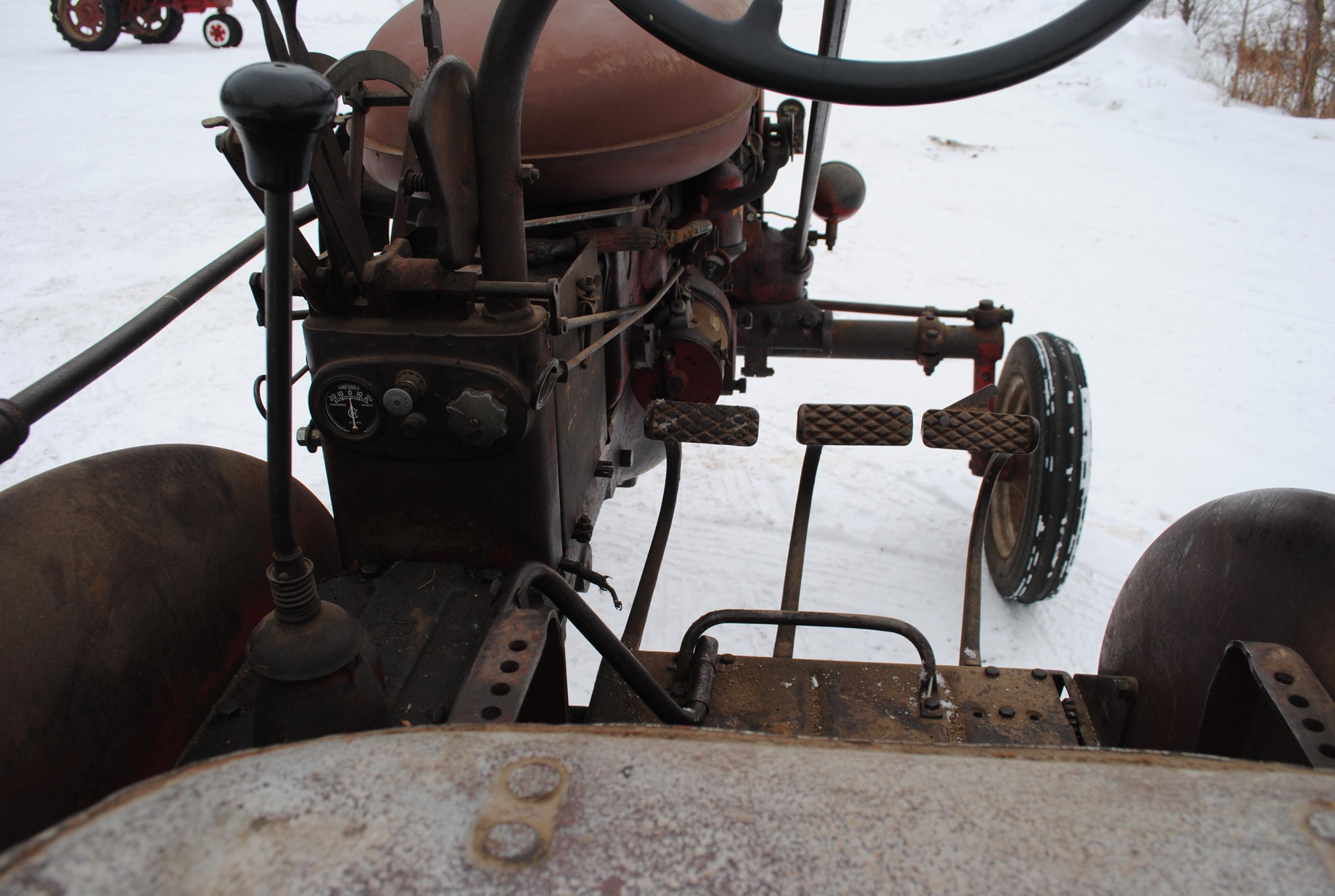 Farmall Super 'A' Tractor, wide front, fenders, 6-volt electric start, complete overhaul by Bernie B