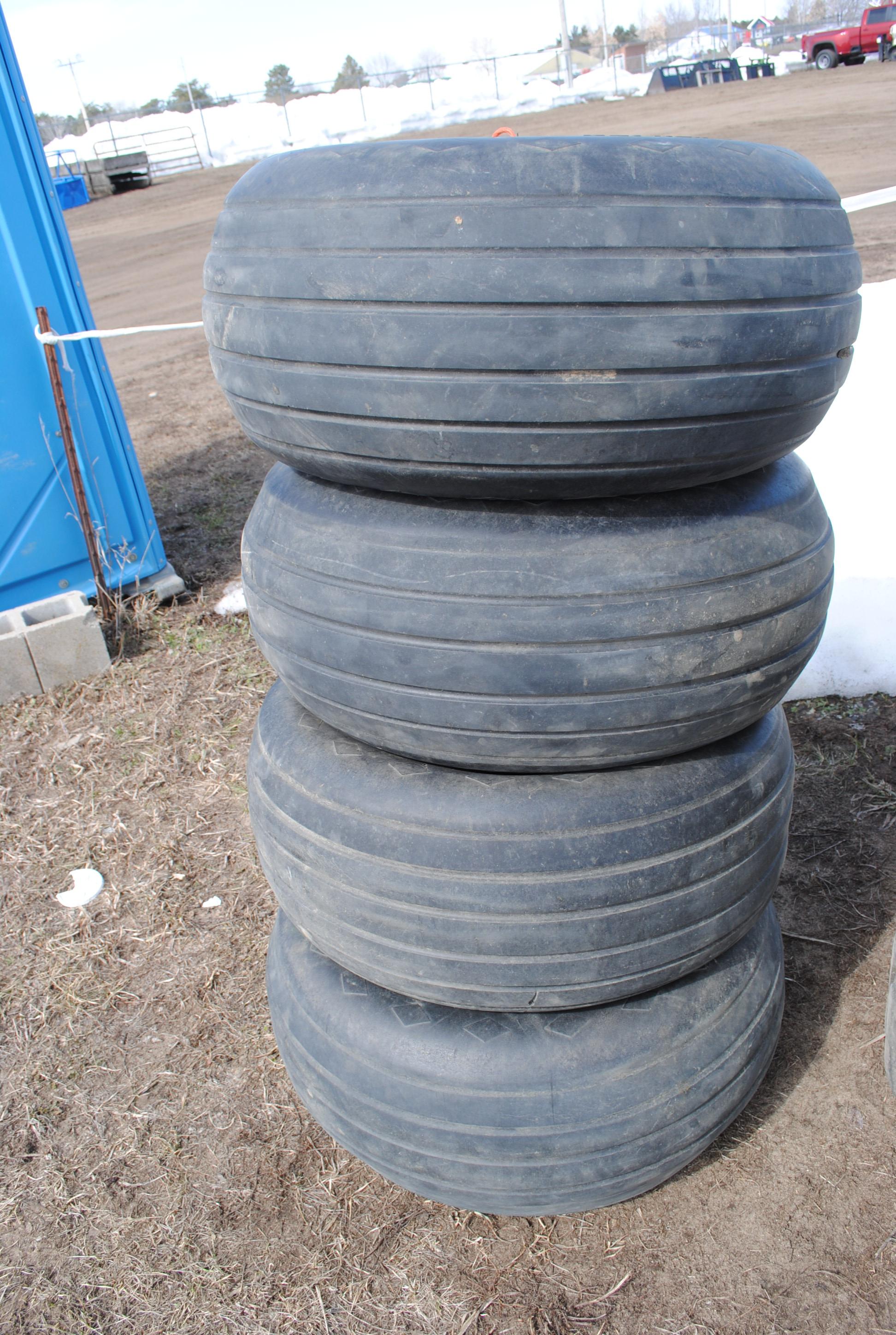 Set of 4 Goodyear implement tires 12.5-15L (sell as set)
