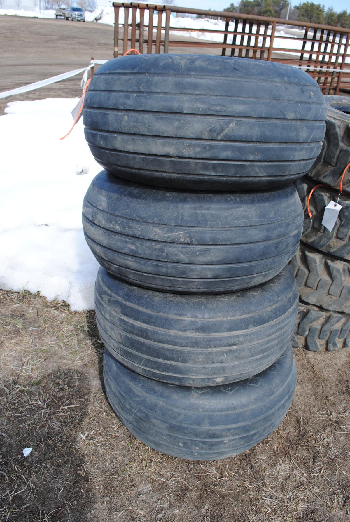 Set of 4 Goodyear implement tires 12.5-15L (sell as set)