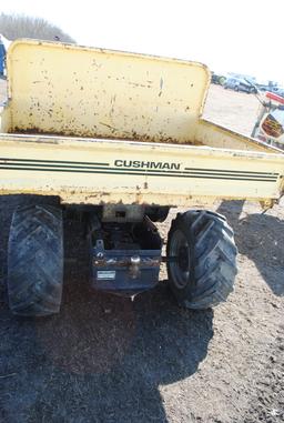 Cushman Hawk Utility Cart with dump box, runs