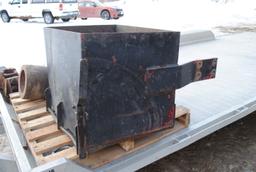 Rockbox off of 1586 measures 23-1/4" inside frame width, box measures 28" wide x 22" deep x 22" tall