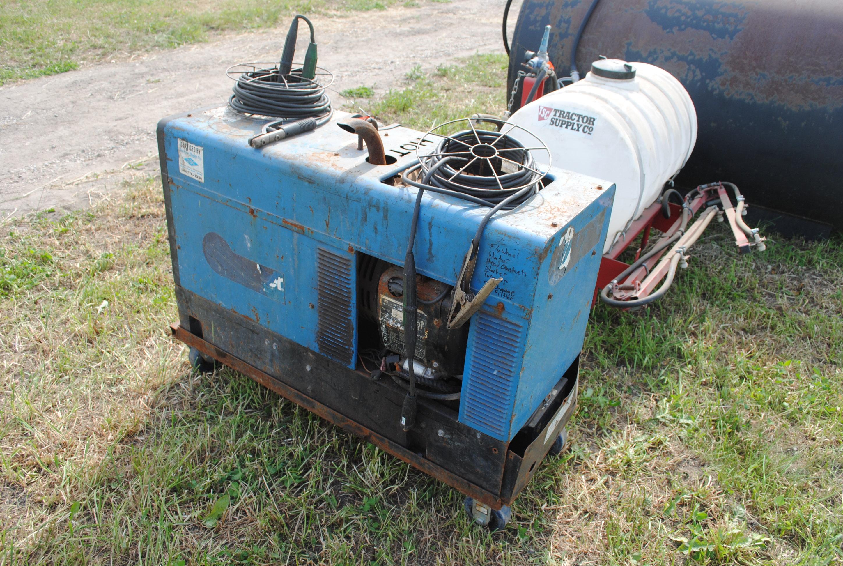 Bobcat 225 200amp welder with leads