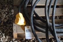 Pair of approx. 25' & 27' 50-amp extension cords