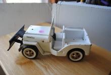 1960's? Tonka "Jeep with plow" with plastic interior, no box