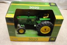 Ertl 1/16 scale die cast "John Deere 3020 Tractor' with box
