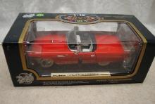 Road Tough 1:18 scale die cast "1955 Ford Thunderbird convertible", with box