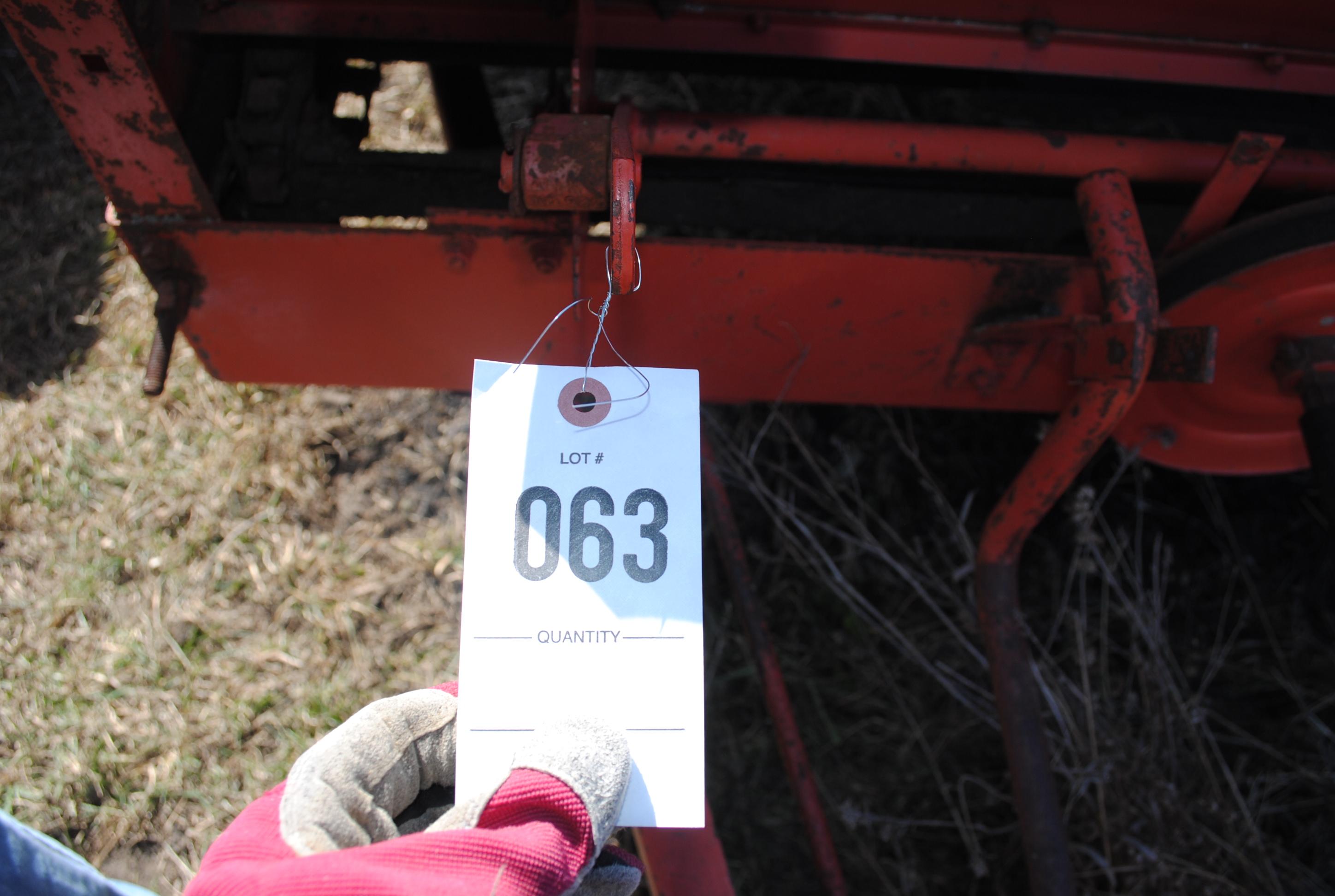 Massey Ferguson 110 Manure Spreader, single axle, single beater, pto, was used last fall