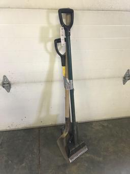 Dirt Shovel, Spade, and Utility Scraper