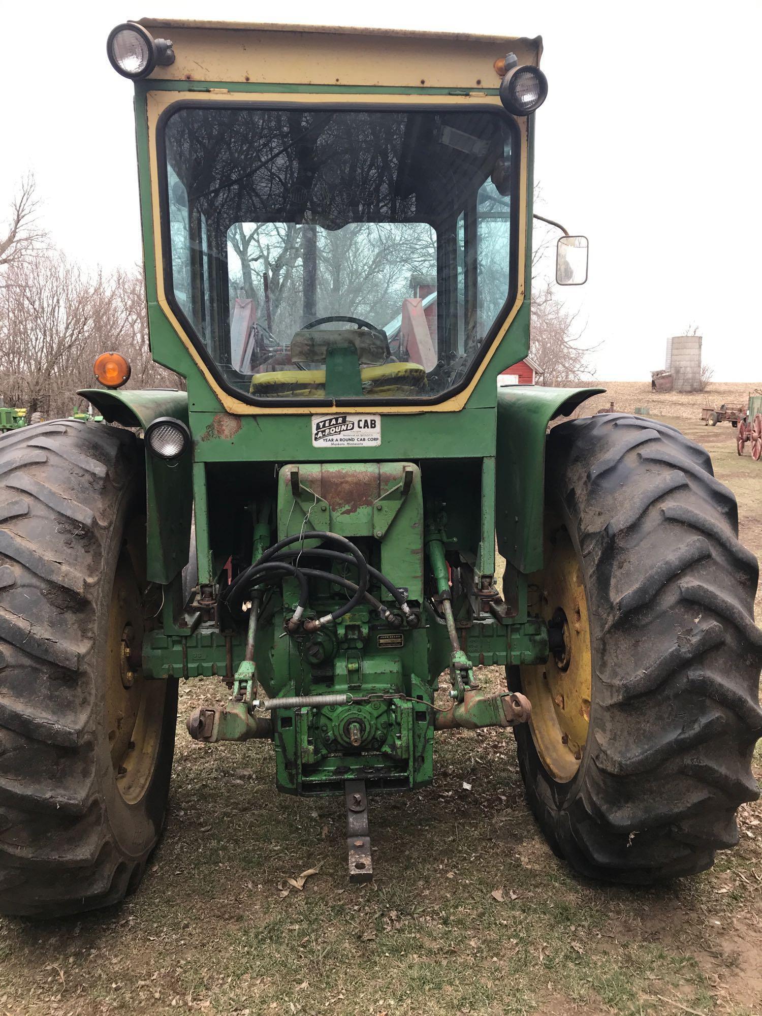 1969 John Deere 4020 Diesel tractor. SN-214780. Power shift, dual hydraulics, 8,523 hours, wide