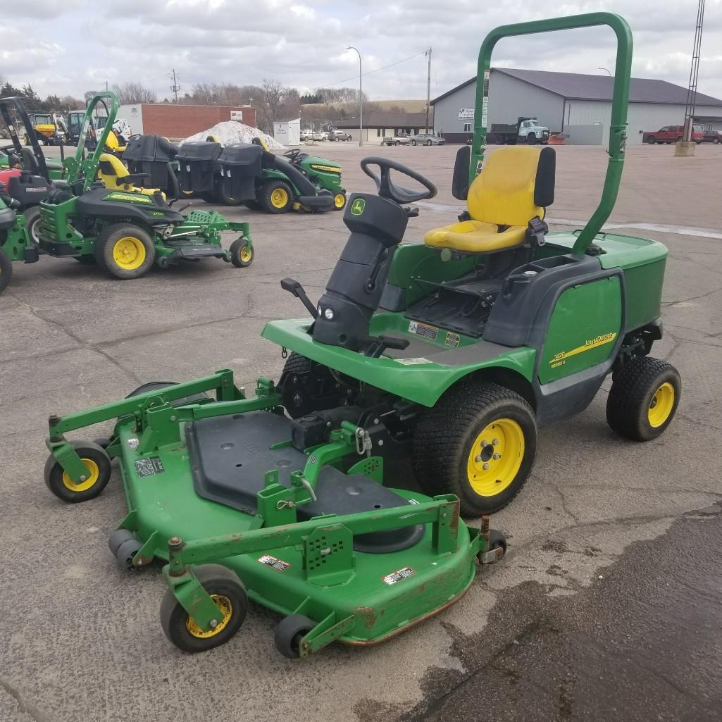 2011 JOHN DEERE 1420 COMMERCIAL FRONT MOUNT W/72" DECK