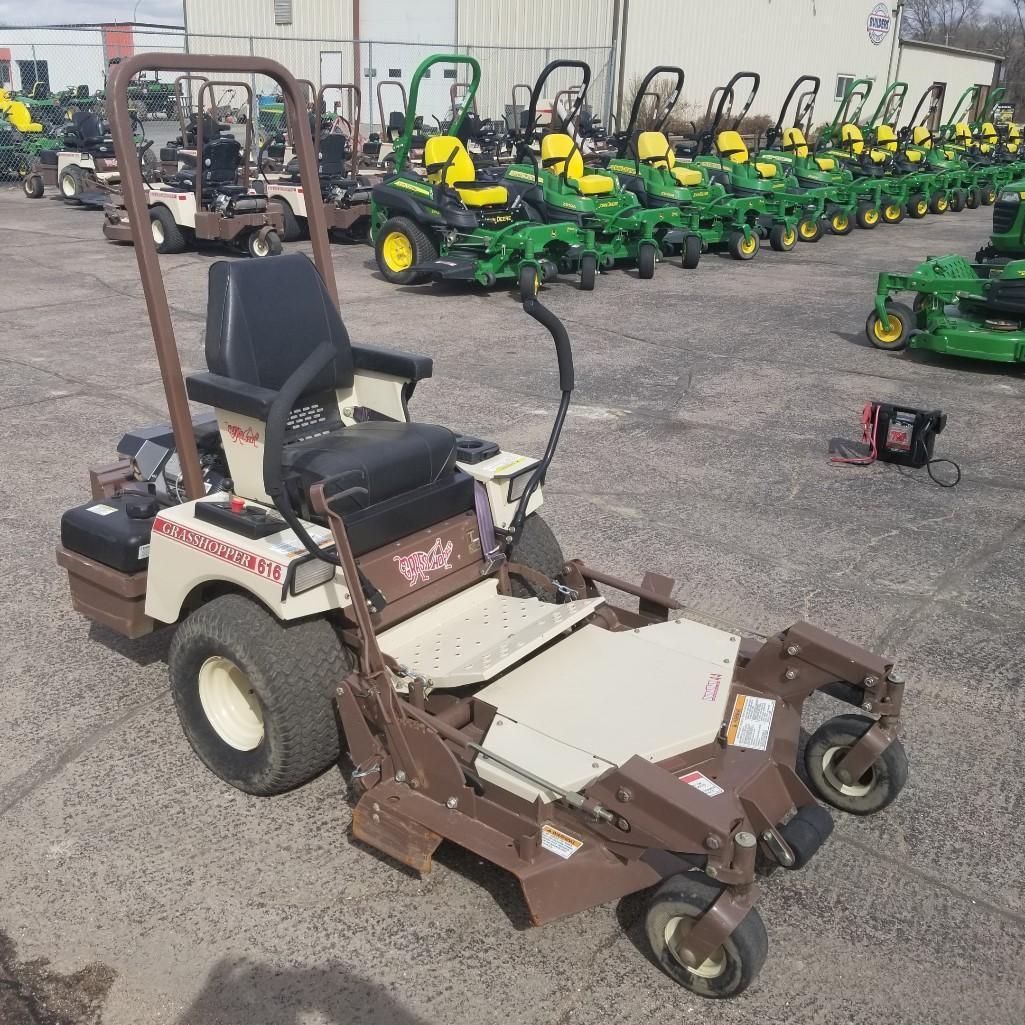 2013 GRASSHOPPER 616T ZERO TURN W44" DECK