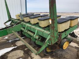 JD #7000 6RN Planter w/ insecticide box, trash whippers, corn and bean units