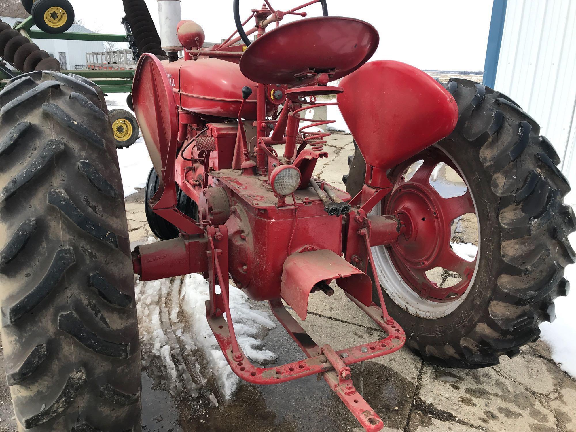 External restored (new paint) SuperM, original belly pump, Nice Condition