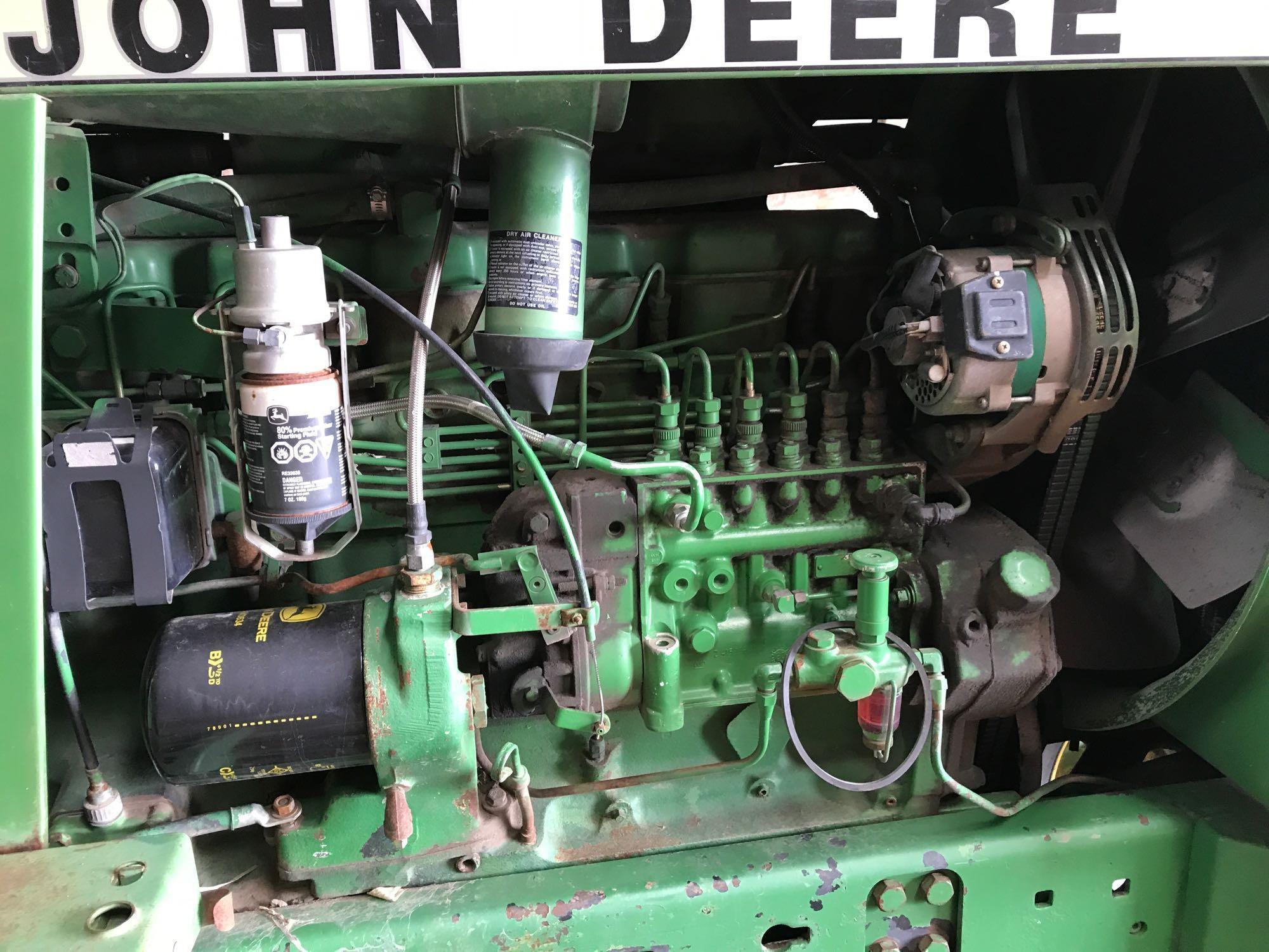 1980 JD 4640 d tractor, SN-14461, 7583 hrs., quad-range, triple hydraulics, 3pt quick hitch,