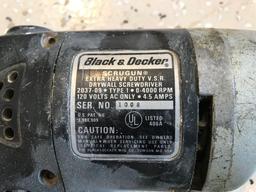 Black and Decker scrugun drywall screwdriver