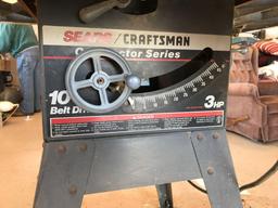 Craftsman contractor series 10'' belt drive table saw with exact-I-rip fence and extra fine finish