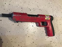 Red Head 721 masonry gun with power loads and partial boxes of fasteners