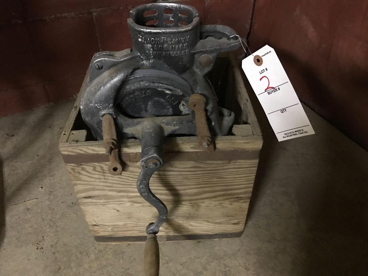 Black Beauty trademark corn sheller