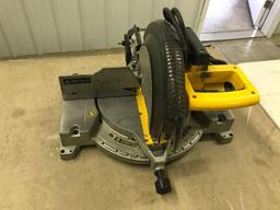 DeWalt Model DW705 - 12'' compound miter saw, Works well. NO SHIPPING