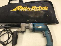 Makita Model 6823Z electric QuikDrive with case, works well - NO SHIPPING