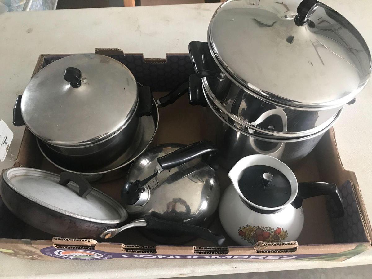 Various Pots and pans, FarberWare
