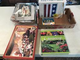 275 Pc. puzzle, Illustrated Gardening book, Latch hook kit of American flag (Shipping available)